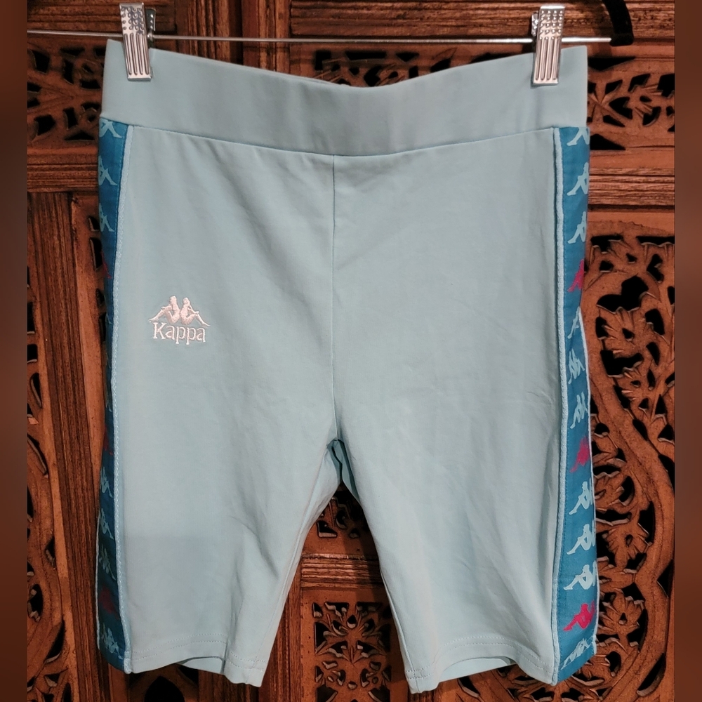 Kappa Teal "PEACOCK" biker’s short, Size Large